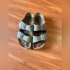 Birkenstock Green Double Strap Sandals